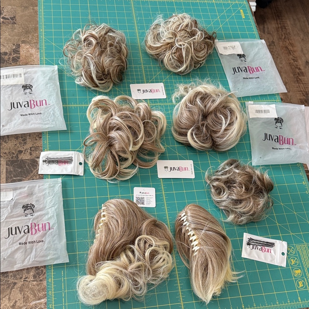 JUVABUN MESSY BUN CLIPS AND EXTENSIONS